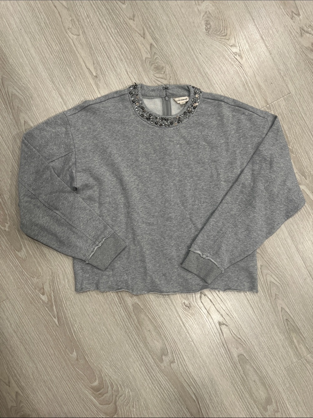 Embellished Crewneck Sweatshirt